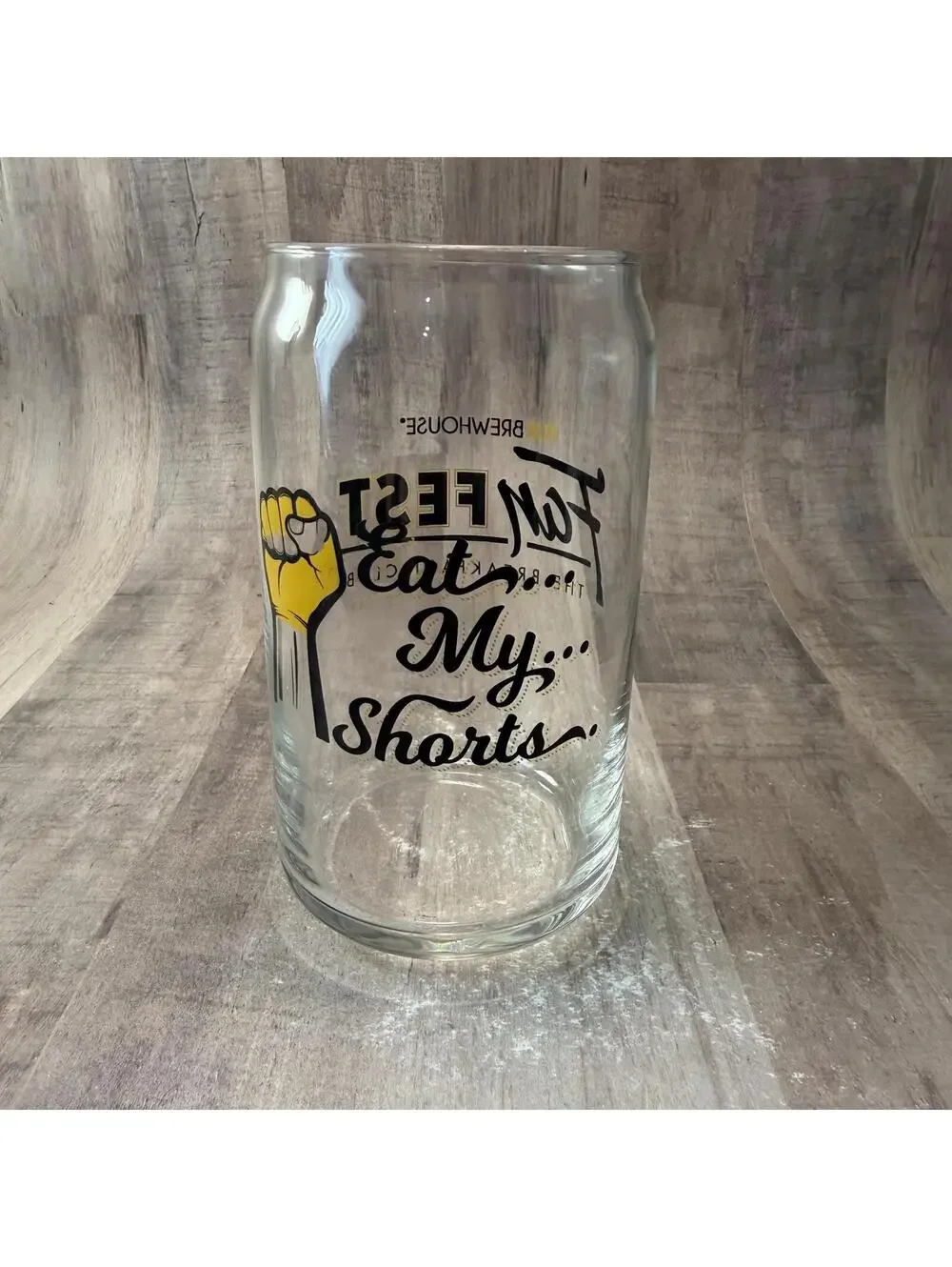 Flix Brewhouse The Breakfast Club Glass Can Glass 